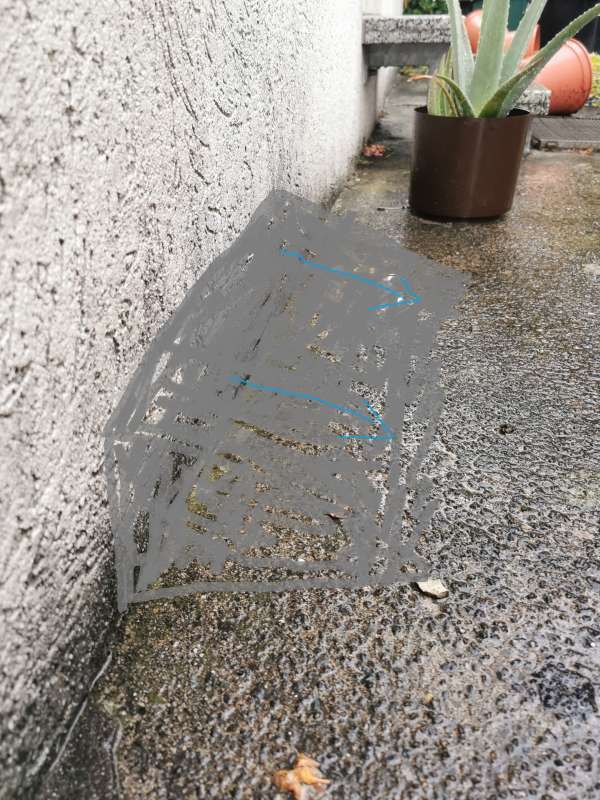 Bild zum BAU-Forumsbeitrag: Maßnahmen zur Ableitung von Regenwasser von der Hauswand und Verlängerung des Dachvorsprungs im Forum Außenwände und Fassaden