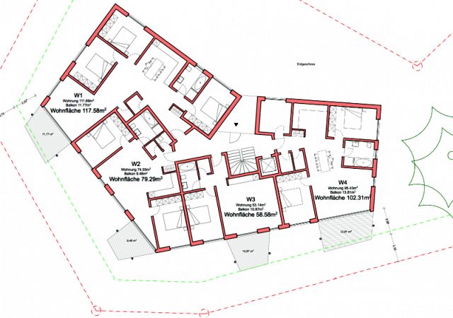 Bild zum BAU-Forumsbeitrag: Grundriss für Mehrfamilienhaus im Forum Grundriss-Diskussionen