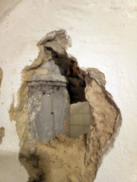 Bild zum BAU-Forumsbeitrag: Tragende Wand, aufgeschlitz ist das Gefährlich? im Forum Innenwände