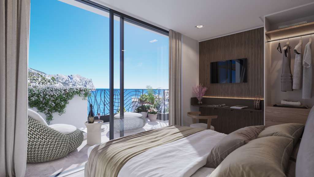 Bild: Innenraumvisualisierung Blue Elements - Wohnzimmer