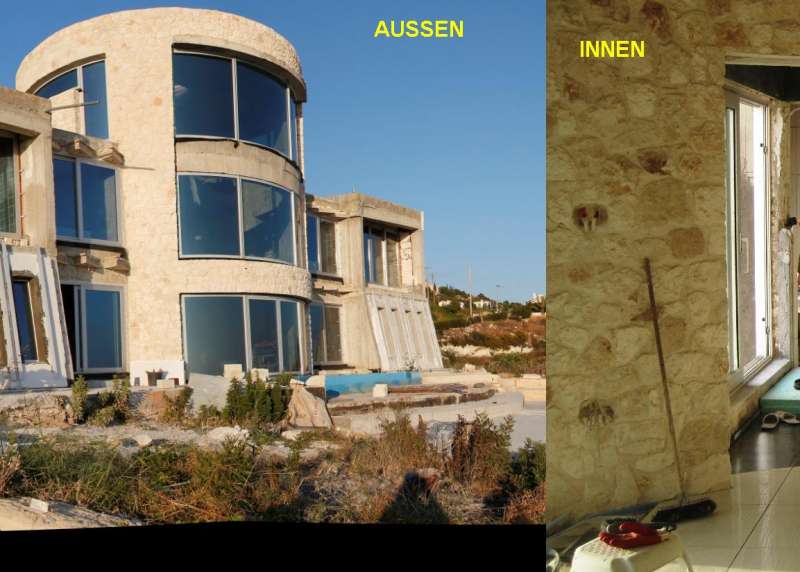 BAU.DE / BAU-Forum: 1. Bild zu Frage "Natursteinmauerwerk sandet  -  wie unterbinden?" im BAU-Forum "Außenwände und Fassaden"
