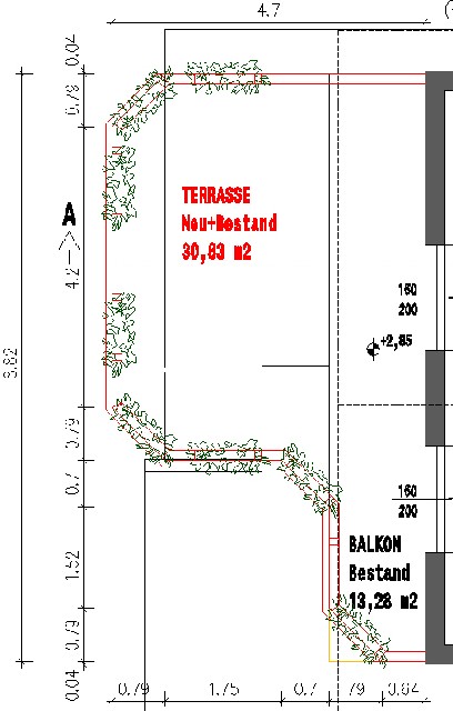 BAU.DE / BAU-Forum: 1. Bild zu Frage "Estrichfugen auf Terrasse/Balkon: Notwendigkeit, Anordnung & Funktion?" im BAU-Forum "Balkon und Terrasse" BAU.DE / BAU-Forum: 1. Bild zu Frage "Estrichfugen auf Terrasse/Balkon: Notwendigkeit, Anordnung & Funktion?" im BAU-Forum "Balkon und Terrasse"