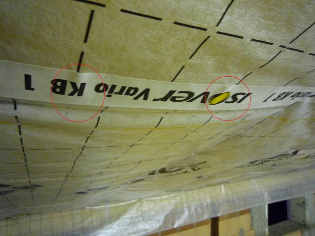 BAU.DE / BAU-Forum: 1. Bild zu Frage "Klimamembran Verklebung l&ouml;st sich: Ursachen, L&ouml;sungen & Tipps zur dauerhaften Abdichtung?" im BAU-Forum "Dach"