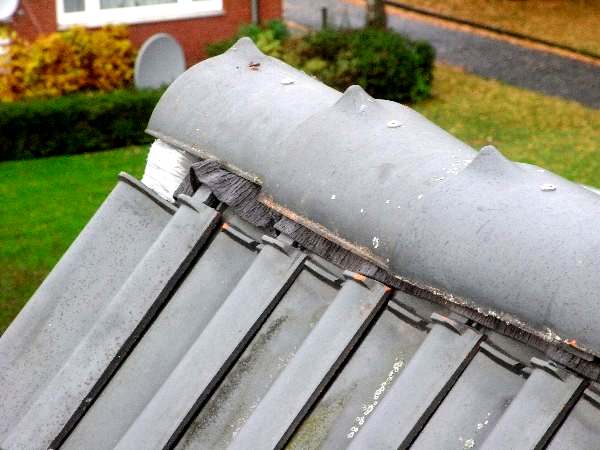 BAU.DE / BAU-Forum: 4. Bild zu Frage "Schiefe Firstpfannen nach Dachsanierung: Ursachen, Risiken & Korrektur durch Fachmann?" im BAU-Forum "Dach"