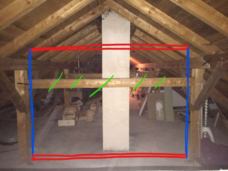 Bild zum BAU-Forumsbeitrag: Doppeltes Hängewerk Umbau möglich? im Forum Dach