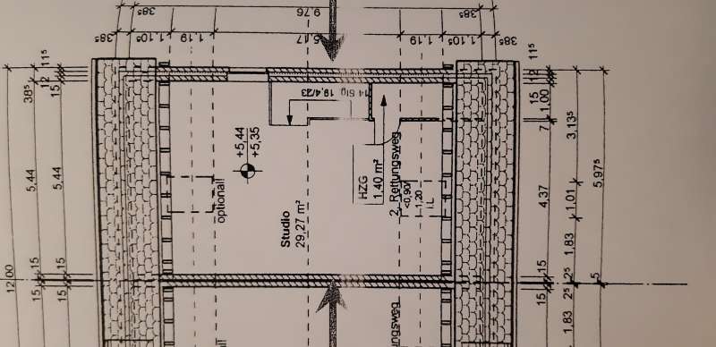 Bild zum BAU-Forumsbeitrag: ausgebauter Dachboden (Studio)  -  Einziehen einer Decke und Raumteilung im Forum Dach