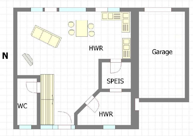 Bild zum BAU-Forumsbeitrag: Grundriss Doppelhaushälfte, 9*9 m im Forum Grundriss-Diskussionen