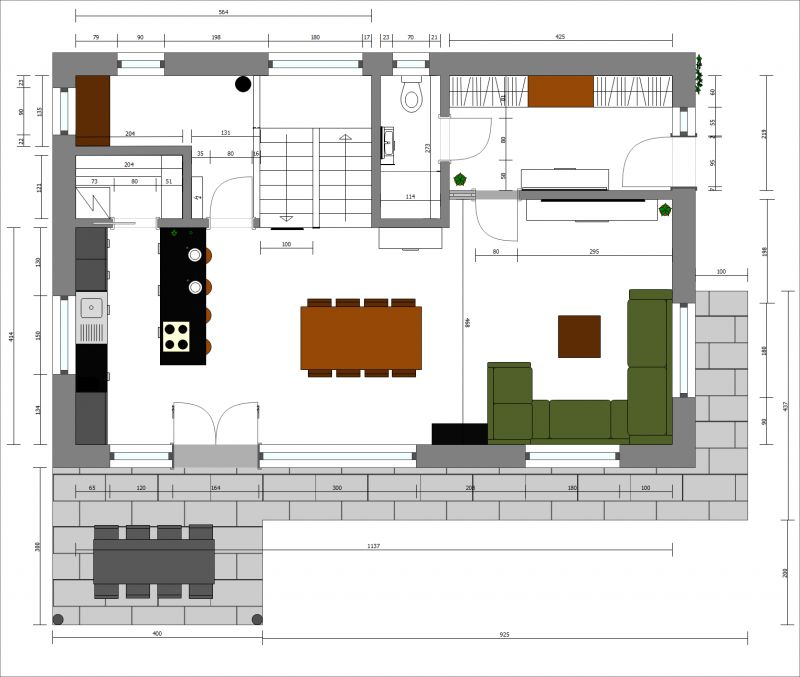 BAU.DE / BAU-Forum: 2. Bild zu Frage "Unabhängige Meinung Einfamilienhaus ca. 140 m²" im BAU-Forum "Grundriss-Diskussionen"