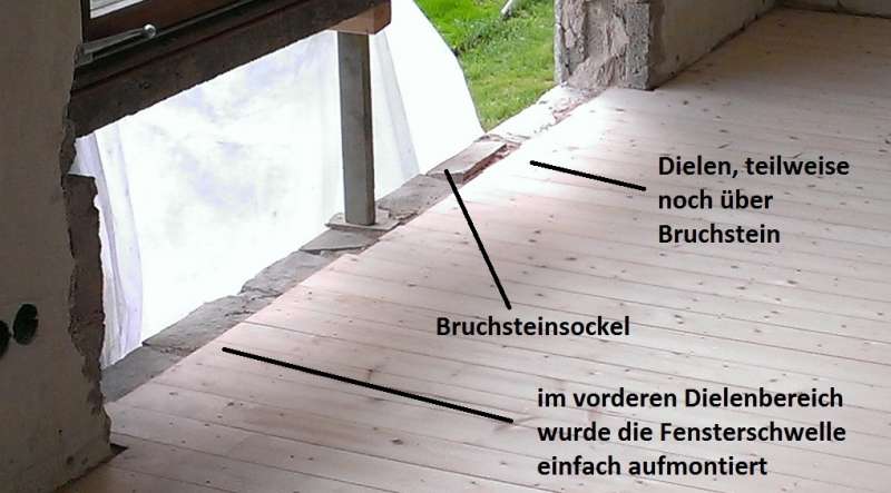 BAU.DE / BAU-Forum: 2. Bild zu Frage "Bodenschwelle "Terrassentür" abdichten Baumangel Fensterbauer?" im BAU-Forum "Fenster und Außentüren"