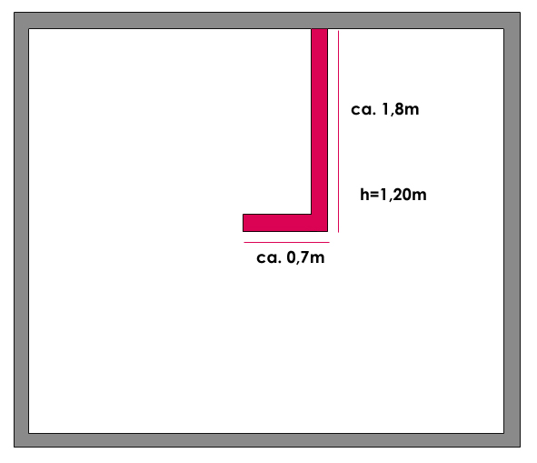 BAU.DE / BAU-Forum: 1. Bild zu Frage "Ytong Wand als Raumteiler & Theke: Kosten, Aufbau & Alternativen f&uuml;r K&uuml;chen?" im BAU-Forum "Innenw&auml;nde"