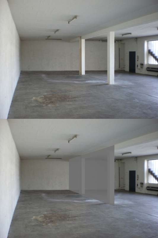BAU.DE / BAU-Forum: 1. Bild zu Frage "Filmdreh: Lagerhallenwand tempor&auml;r nachbauen &ndash; Kosten, Materialien & Aufbau-Anleitung" im BAU-Forum "Innenw&auml;nde"