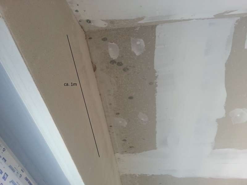 BAU.DE / BAU-Forum: 3. Bild zu Frage "Neubau &nbsp;-&nbsp; Schimmel an Rigips Decken in gesamter Wohnung" im BAU-Forum "Neubau"