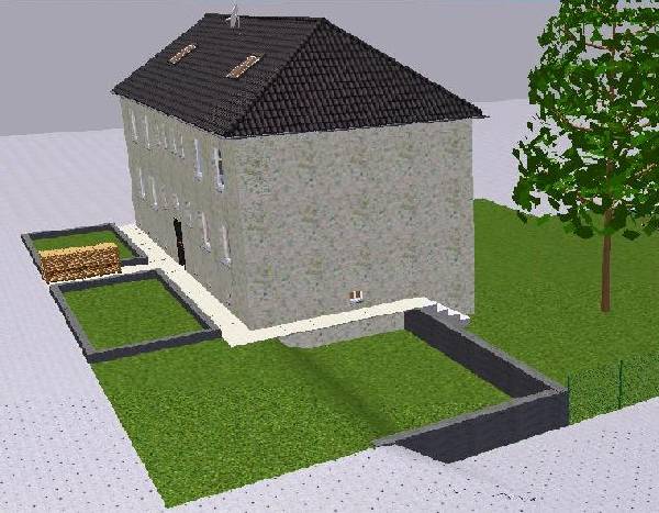 BAU.DE / BAU-Forum: 1. Bild zu Frage "Baugenehmigung f&uuml;r St&uuml;tzmauer & Ansch&uuml;ttung: Was ist erlaubt an der Grundst&uuml;cksgrenze?" im BAU-Forum "Bauplanung / Baugenehmigung"
