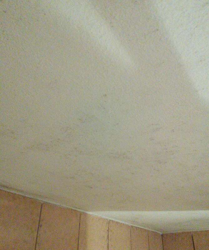 BAU.DE / BAU-Forum: 3. Bild zu Antwort "Schimmel Badezimmerdecke Aufgrund mangelnder Entlüftung?" auf die Frage "Schimmel Badezimmerdecke Aufgrund mangelnder Entlüftung?" im BAU-Forum "Sanitär, Bad, Dusche, WC"