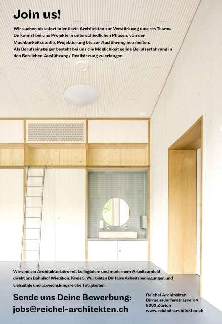 Bild zum Inserat: Architektin/ Architekt 80-100 %