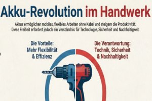 Akkus im Werkzeugkasten: Wie Stromspeicher das Handwerk verändern - Bild: BauKI / BAU.DE Akkus im Werkzeugkasten: Wie Stromspeicher das Handwerk verändern - Bild: BauKI / BAU.DE