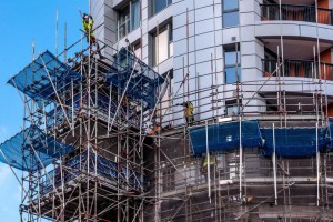 Die <b>Gerüstplanung</b> beschreibt die detaillierte Vorbereitung und Konzeption der Gerüsterrichtung für ein Bauprojekt.