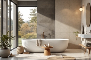 Luxus im Badezimmer: Zukunftsweisende Wasserinstallationstechniken - Bild: BauKI / BAU.DE