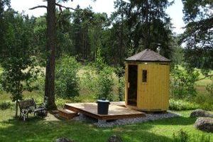 Die Saunapod-Erfahrung beschreibt das ganzheitliche Erlebnis des Saunierens in einer modernen, freistehenden Saunakabine.