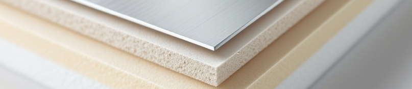 Gipskarton-Verbundplatte