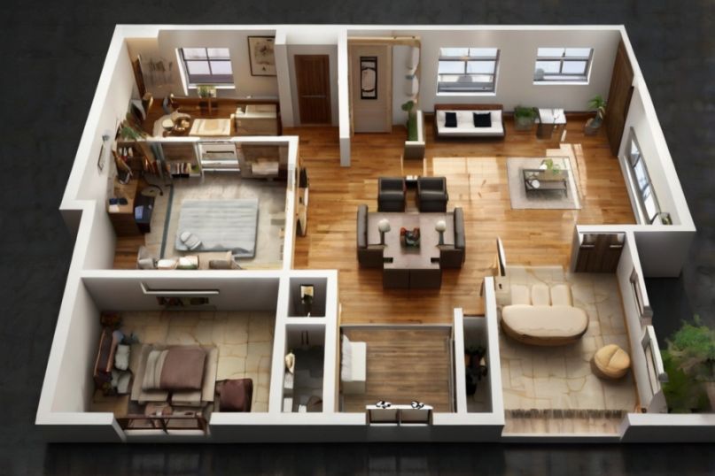 Ein 3D-Raumplaner ist eine Software-Anwendung, die es ermöglicht, Räume virtuell zu gestalten und zu visualisieren.