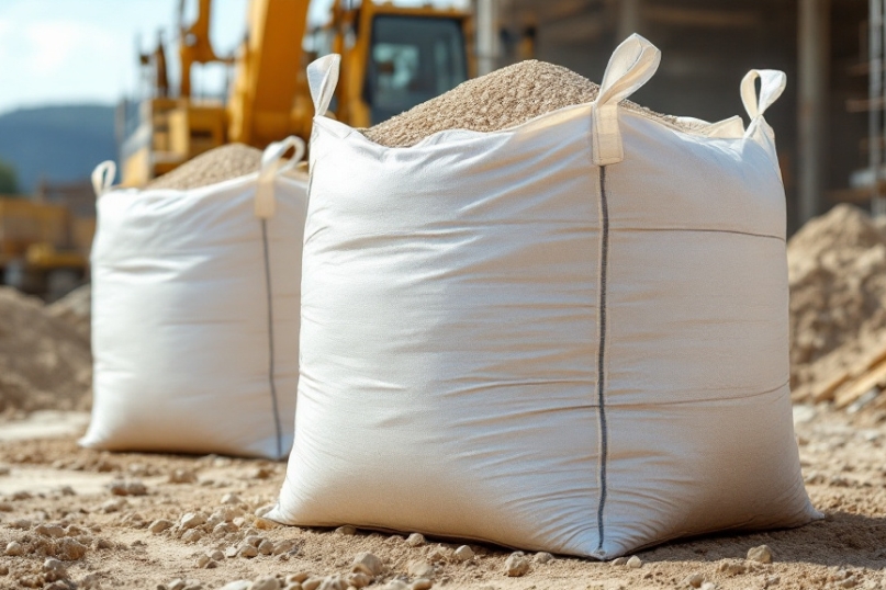 Ein Big Bag (Bigbag) ist ein großer, flexibler Behälter, der für den Transport und die Lagerung von Schüttgütern wie Sand, Kies, Getreide, Chemikalien und anderen Materialien verwendet wird.