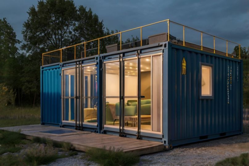 Eine Container-Wohnung ist ein aus einem oder mehreren Seecontainern bestehendes Wohngebäude, das vollständig für den Wohngebrauch umgebaut wurde.